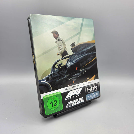 F1	Steelbook	4K Ultra HD Blu-Ray Film	mit Brad Pitt