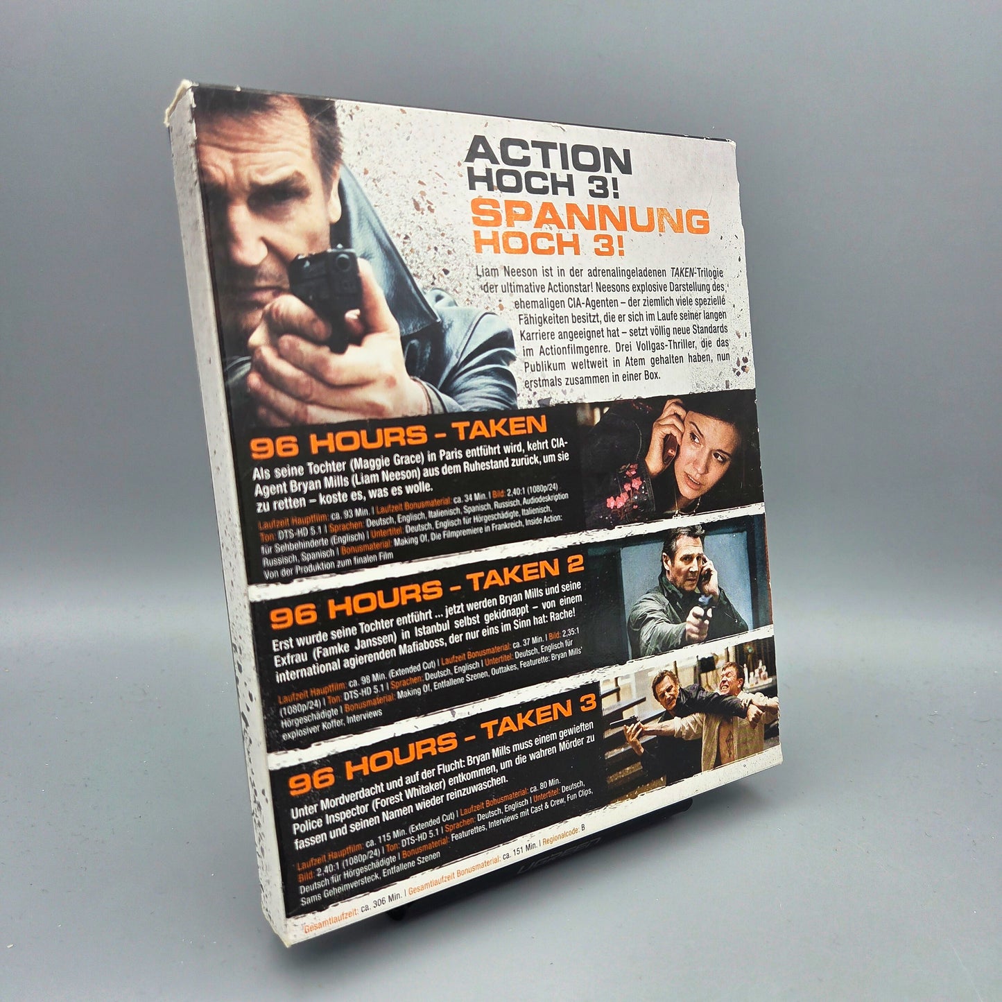 96 Hours - Taken 1-3 Trilogie		Blu-Ray Film	mit Liam Neeson