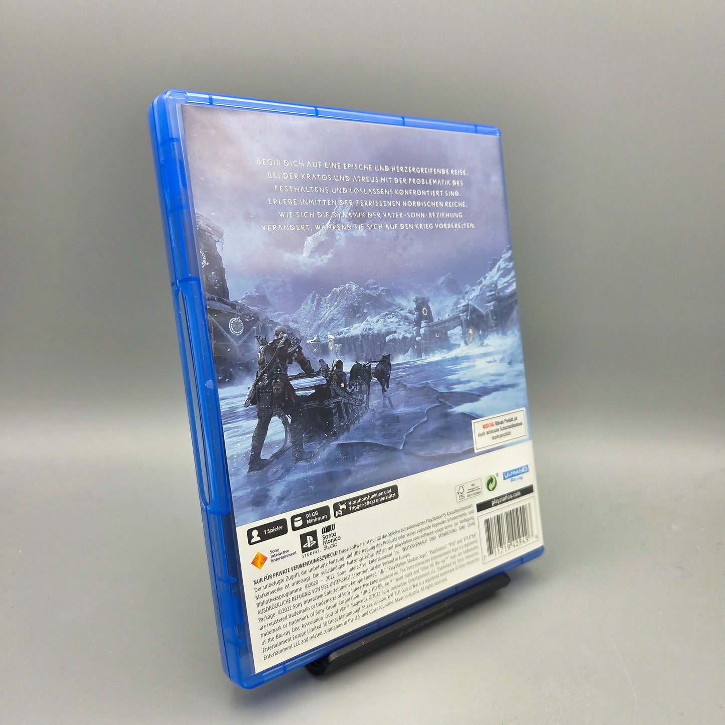 Playstation 5 Spiel: God of War Ragnarök		PS5		Zustand:	Sehr Gut