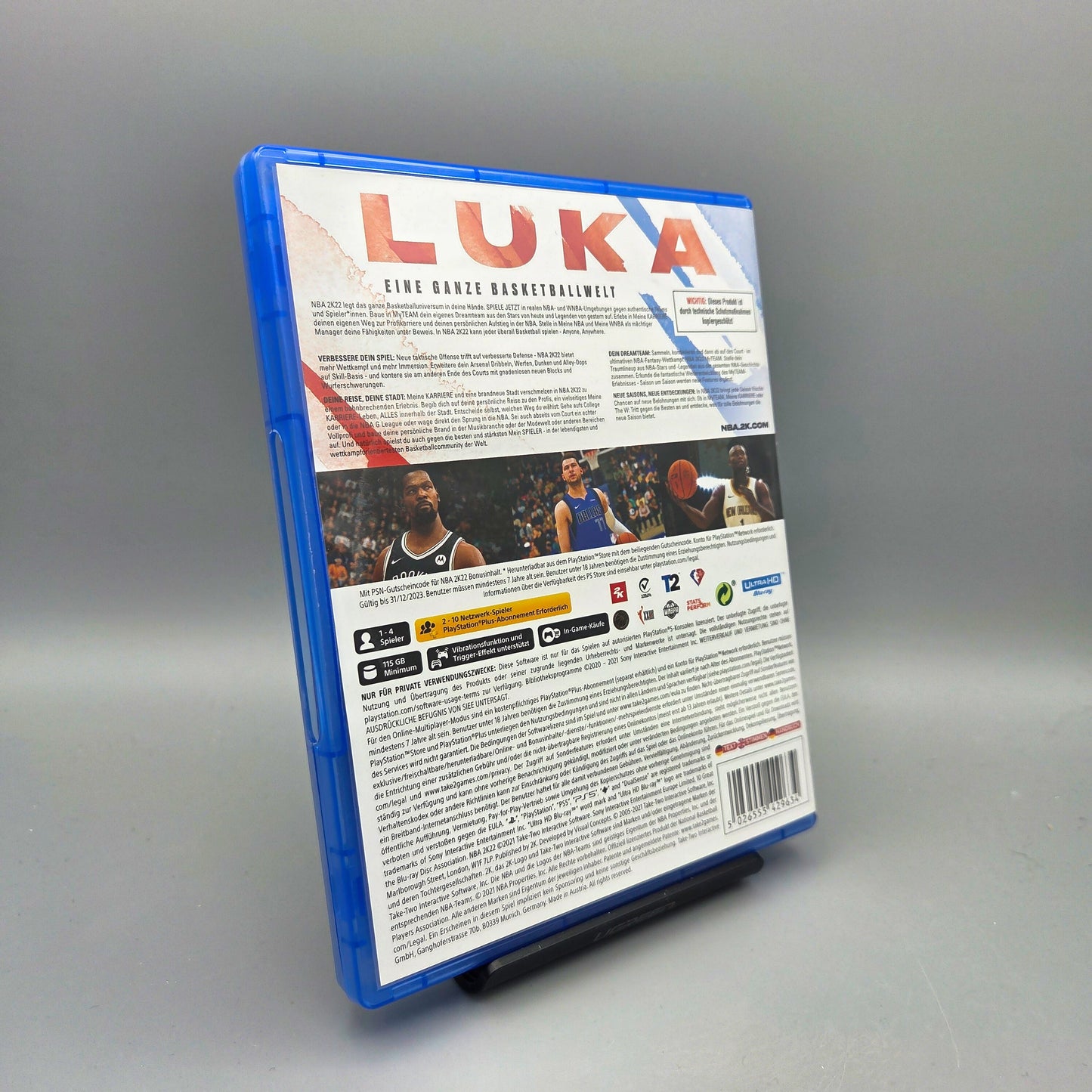 Playstation 5 Spiel: NBA 2K22		PS5		Zustand:	Sehr Gut