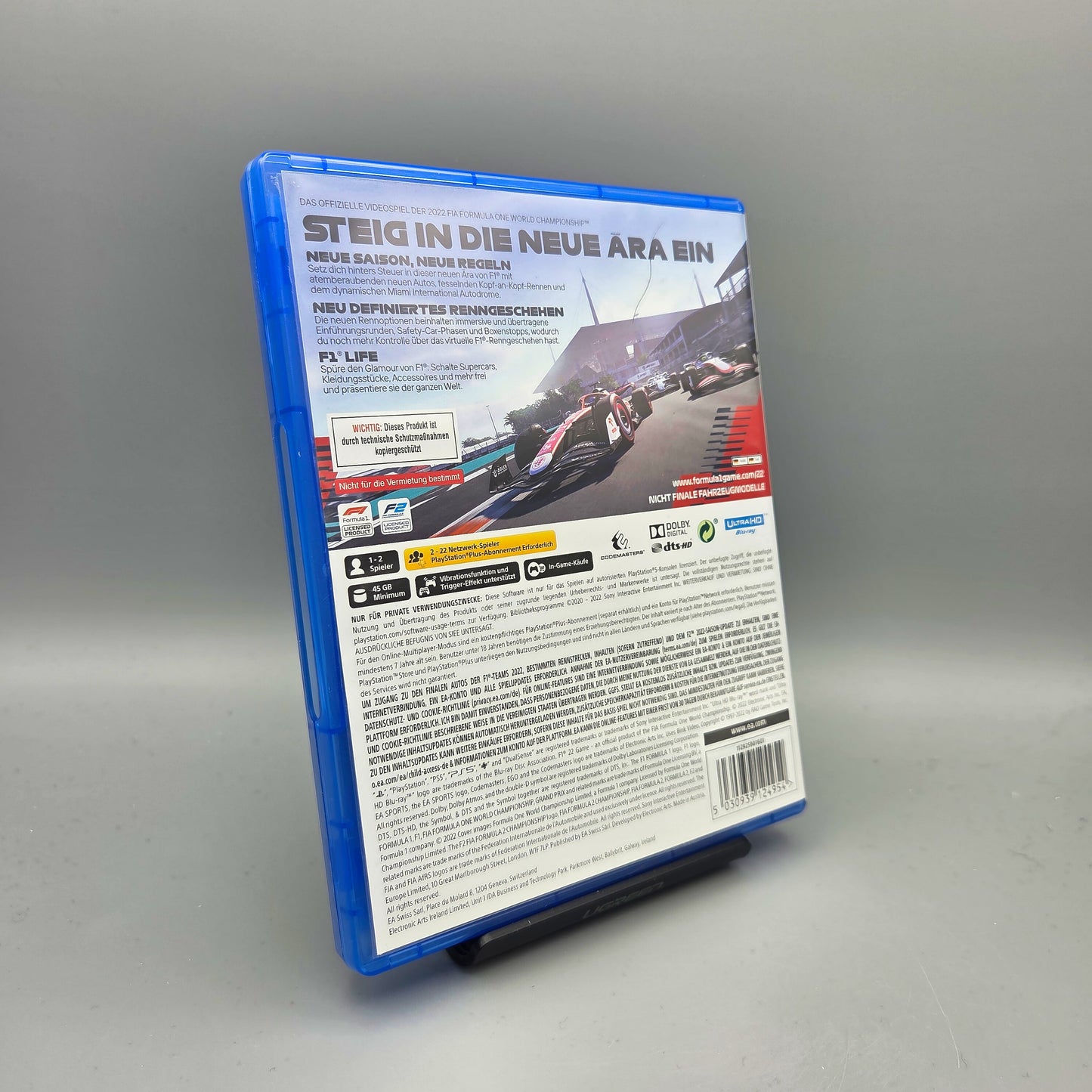 Playstation 5 Spiel: F1 22		PS5		Zustand:	Sehr Gut