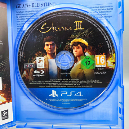 Playstation 4 Spiel: Shenmue III	Day 1 Edition	PS4