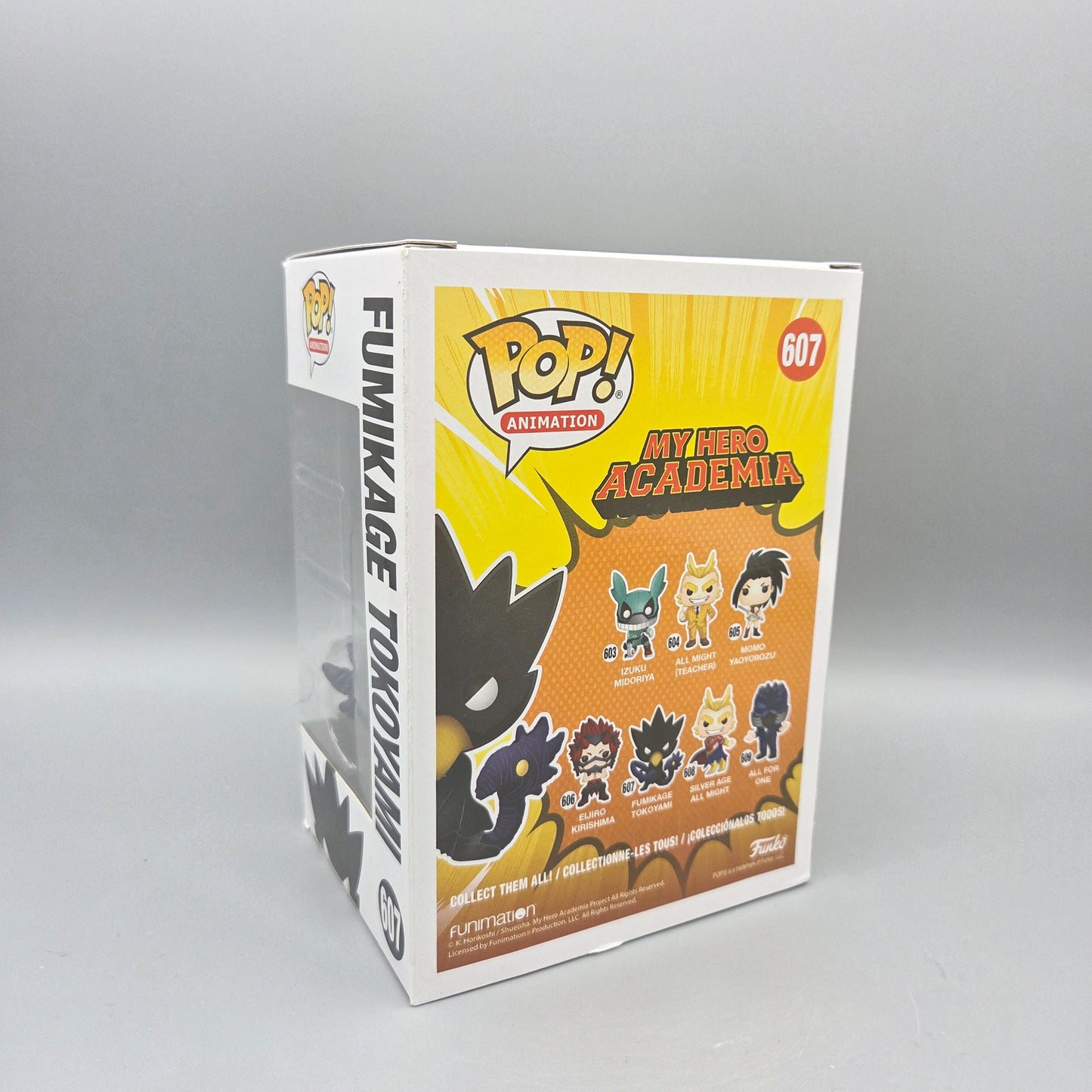 Funko Pop! My Hero Academia	#607 Fumikage Tokoyami		Animation	Vinylfigur