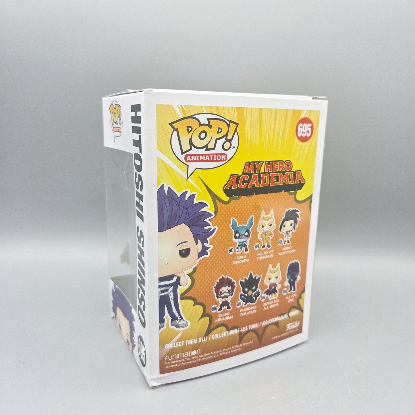Funko Pop! My Hero Academia	#695 Hitoshi Shinso	Special Edition	Animation	Vinylfigur