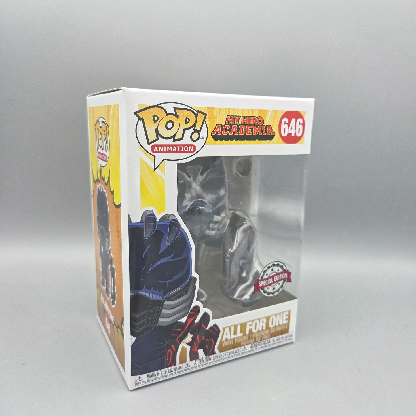 Funko Pop! My Hero Academia	#646 All for One	Special Edition	Animation	Vinylfigur