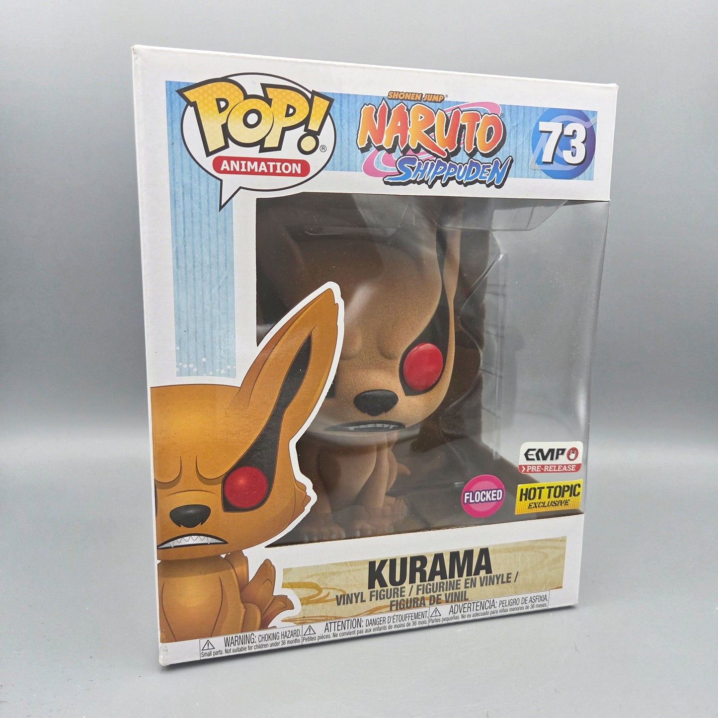 Funko Pop! Naruto Shippuden	#73 Kurama	Flocked	Animation	6-Inch