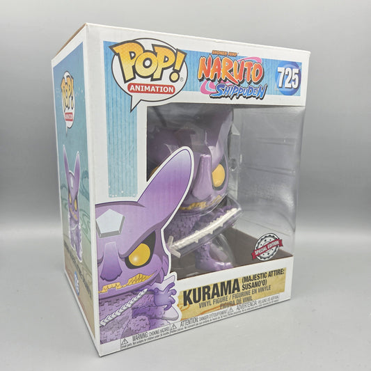 Funko Pop! Naruto Shippuden	#725 Kurama (Majestic Attire: Susano'o)	Special Edition	Animation	6-Inch