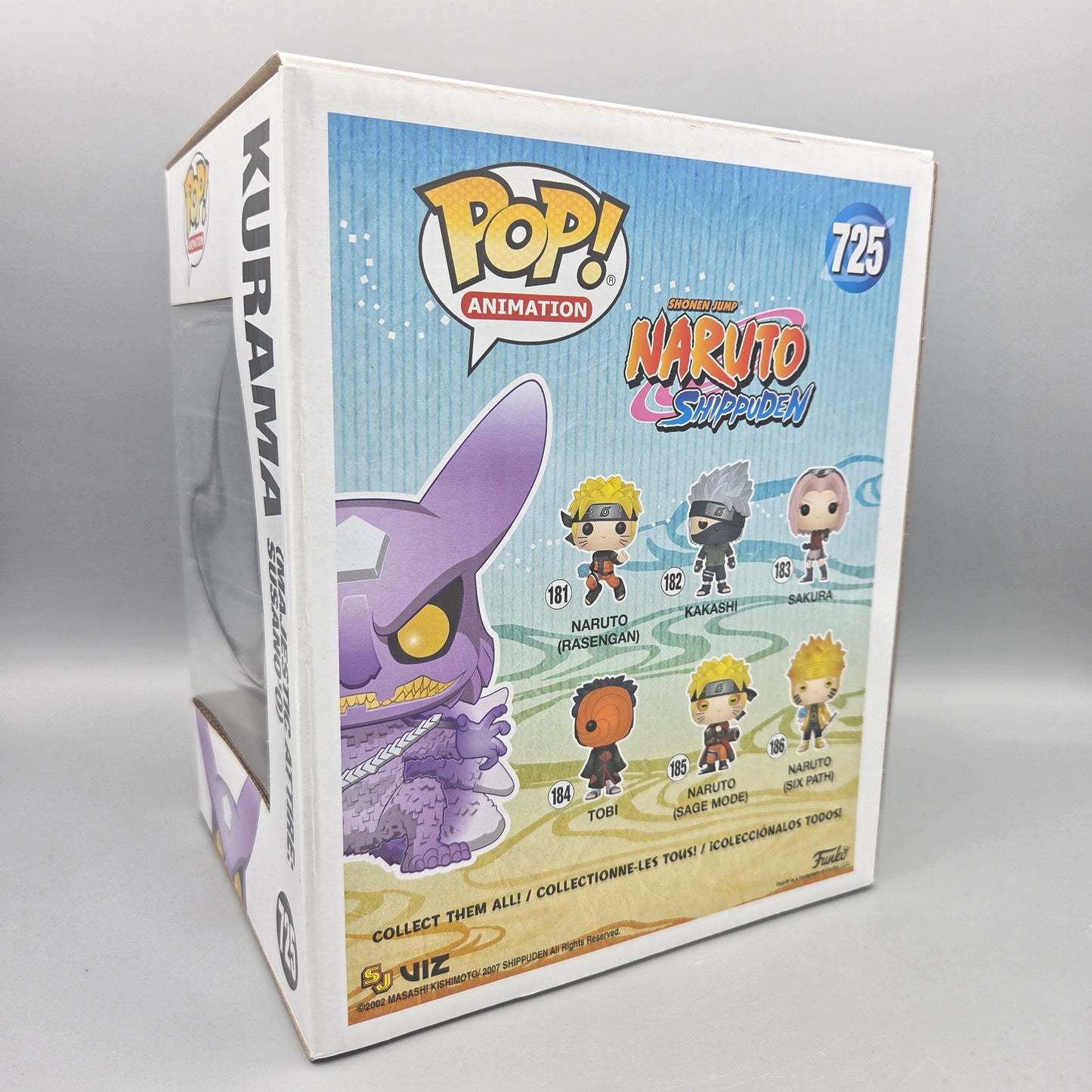 Funko Pop! Naruto Shippuden	#725 Kurama (Majestic Attire: Susano'o)	Special Edition	Animation	6-Inch