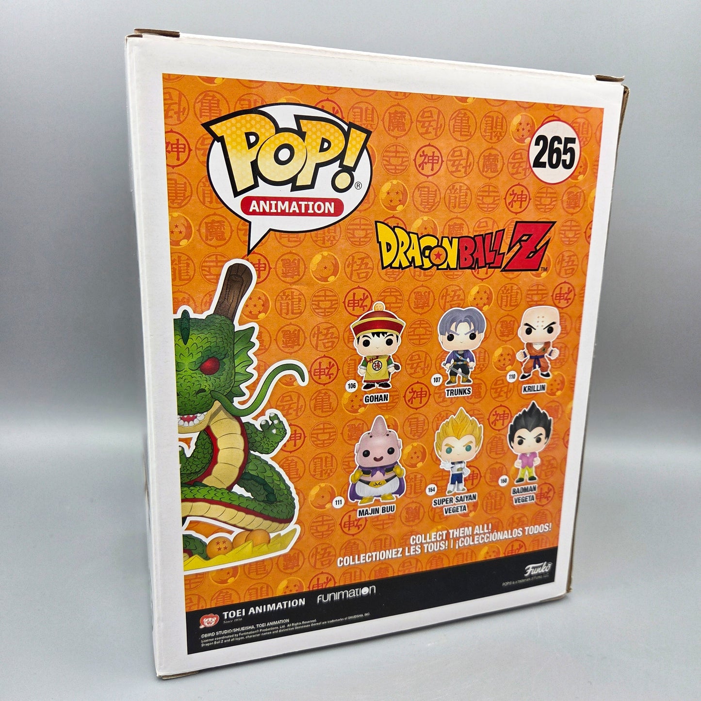 Funko Pop! Dragon Ball Z	#265 Shenron (gold)	Exclusive	Animation	6-Inch