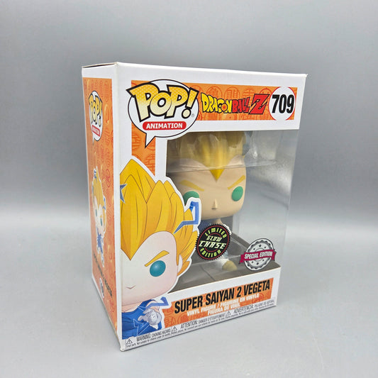Funko Pop! Dragon Ball Z	#709 Super Saiyan 2 Vegeta	Glow Chase	Animation	Vinylfigur