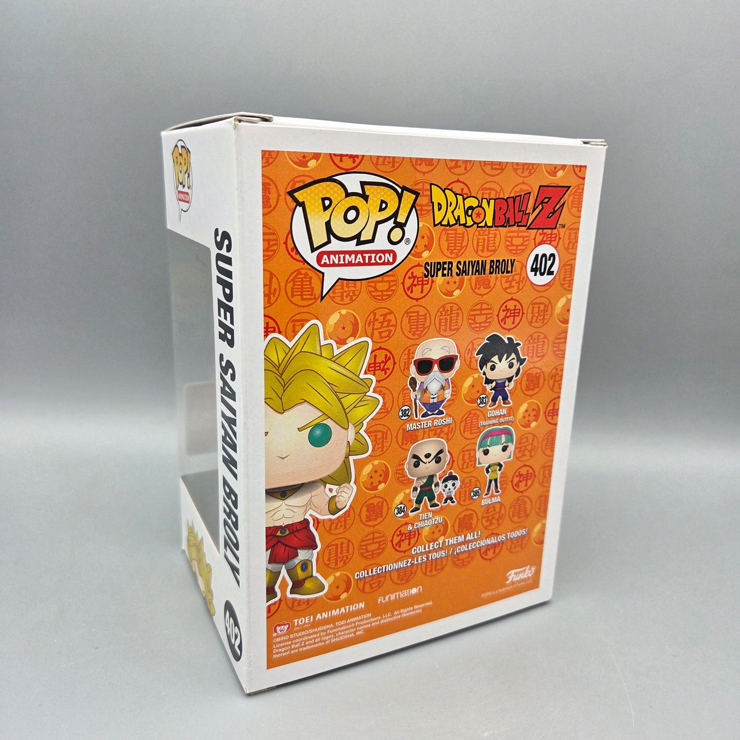 Funko Pop! Dragon Ball Z	#402 Super Saiyan Broly	2018 Summer Convention	Animation	Vinylfigur