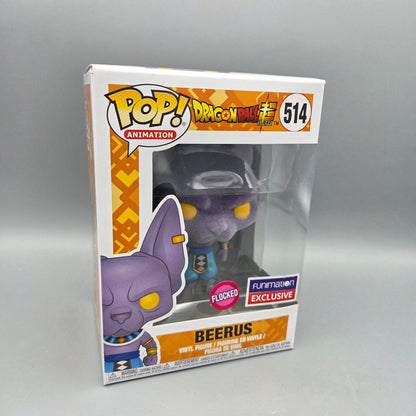 Funko Pop! Dragon Ball Super	#514 Beerus	Flocked	Animation	Vinylfigur
