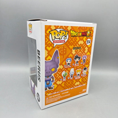 Funko Pop! Dragon Ball Super	#514 Beerus	Flocked	Animation	Vinylfigur