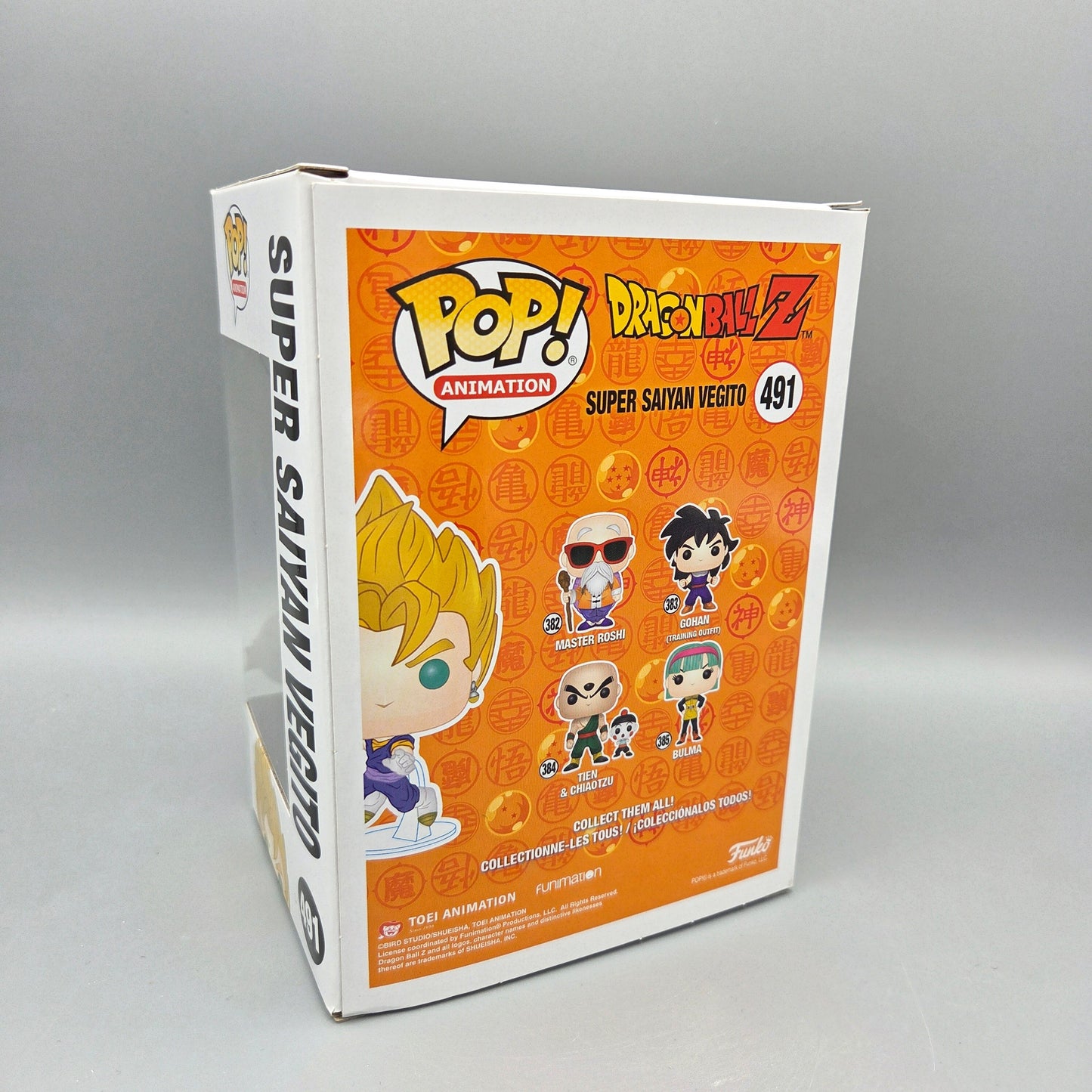 Funko Pop! Dragon Ball Z	#491 Super Saiyan Vegito	Special Edition	Animation	Vinylfigur