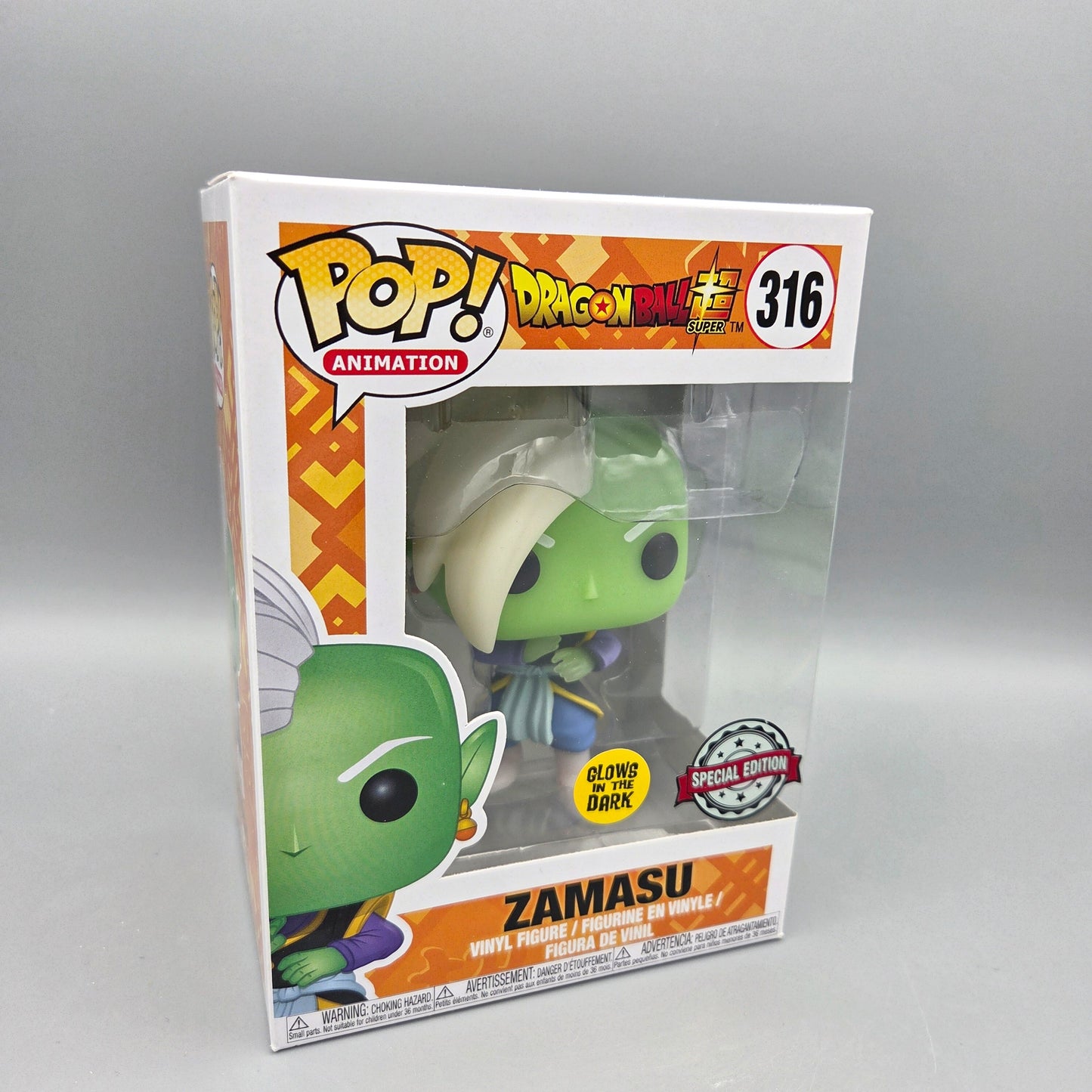 Funko Pop! Dragon Ball Super	#316 Zamasu		Glows in the Dark	Animation	Vinylfigur