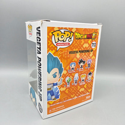 Funko Pop! Dragon Ball Super	#713 Vegeta Powering Up	Glows in the Dark	Animation	Inlay beschädigt