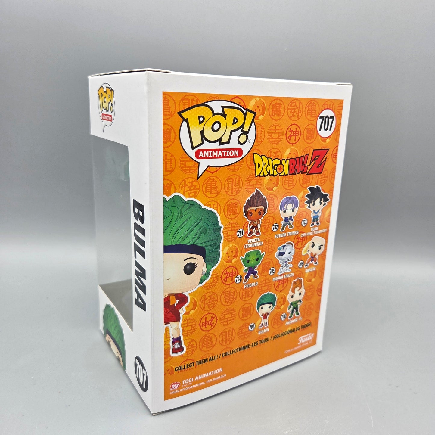 Funko Pop! Dragon Ball Z	#707 Bulma		Animation	Vinylfigur