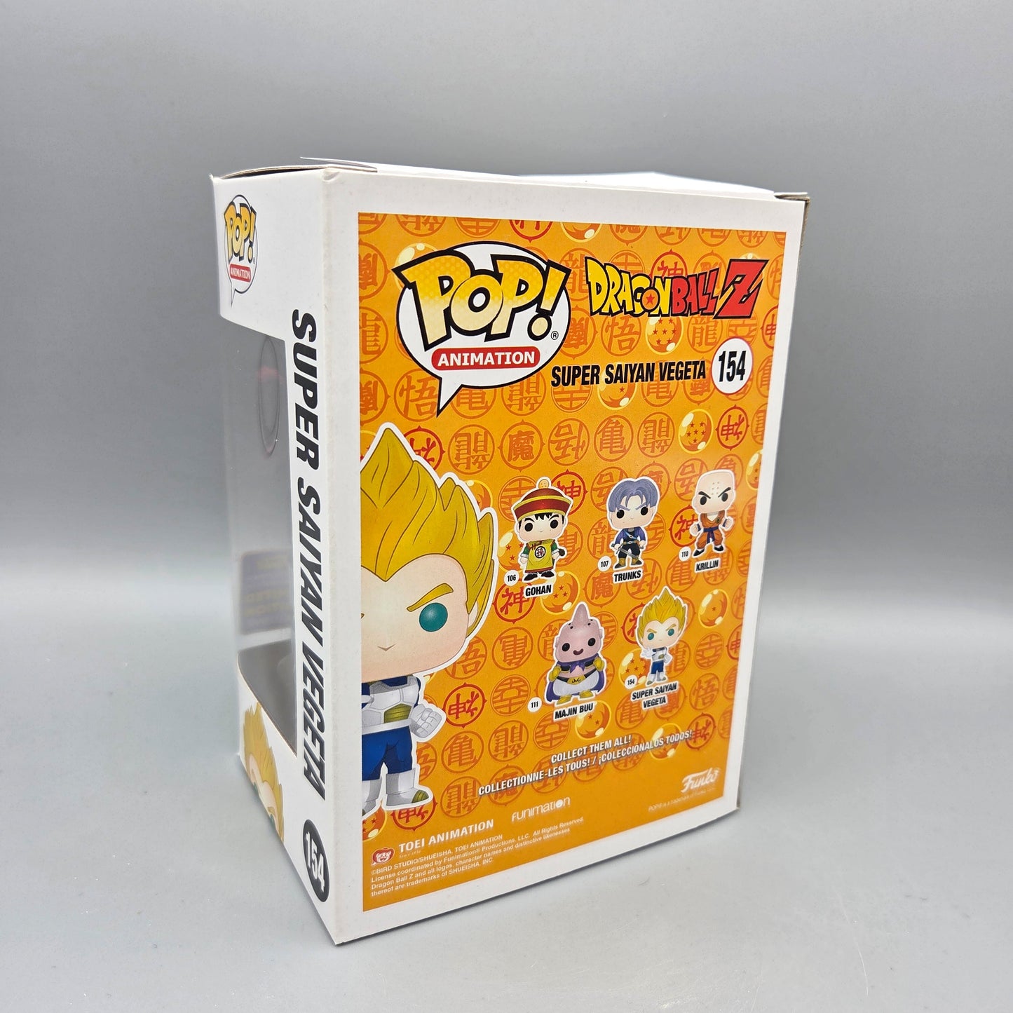 Funko Pop! Dragon Ball Z	#154 Super Saiyan Vegeta (Red Chrome)	2019 Summer Convention	Animation	Vinylfigur