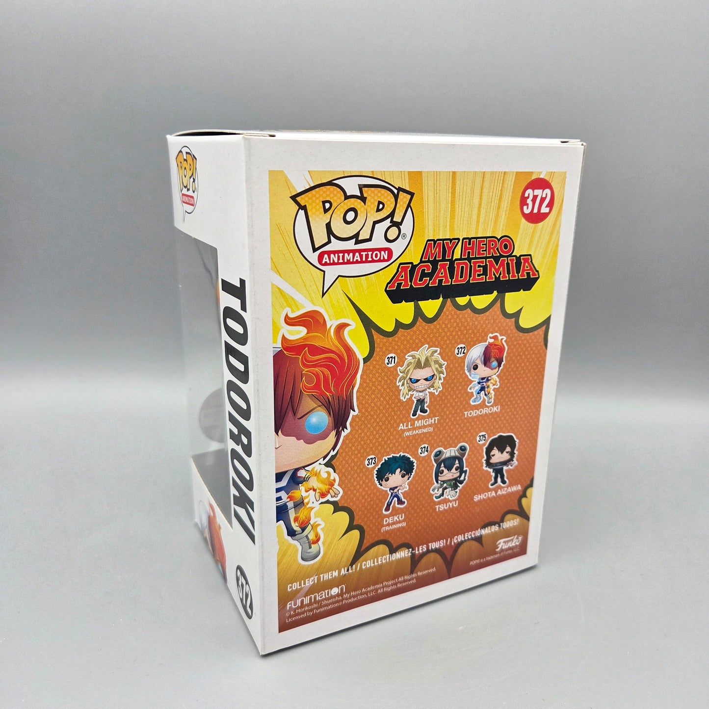 Funko Pop! My Hero Academia	#372 Todoroki	Glows in the Dark	Animation	Vinylfigur