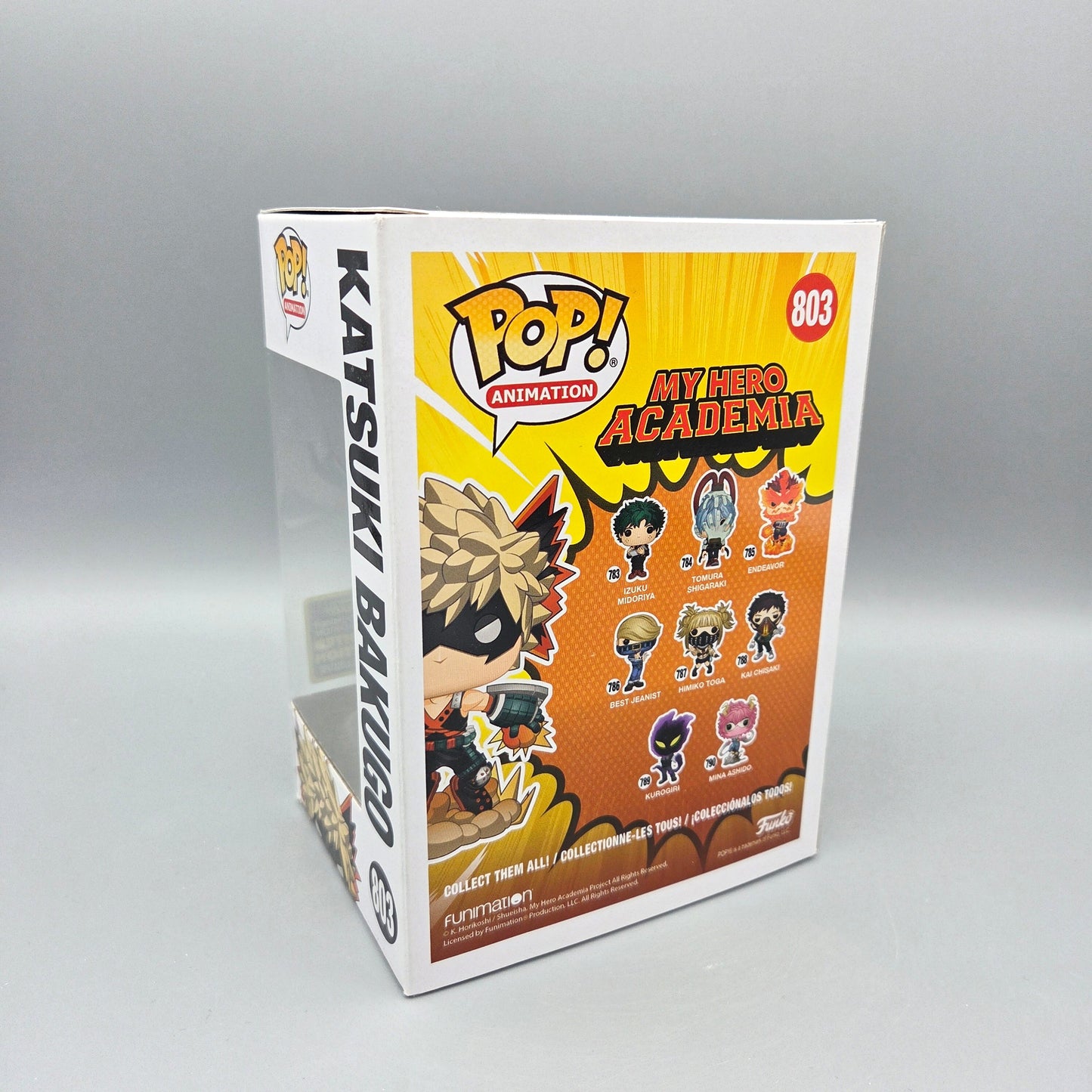 Funko Pop! My Hero Academia	#803 Katsuki Bakugo	2020 Summer Convention	Animation	Vinylfigur