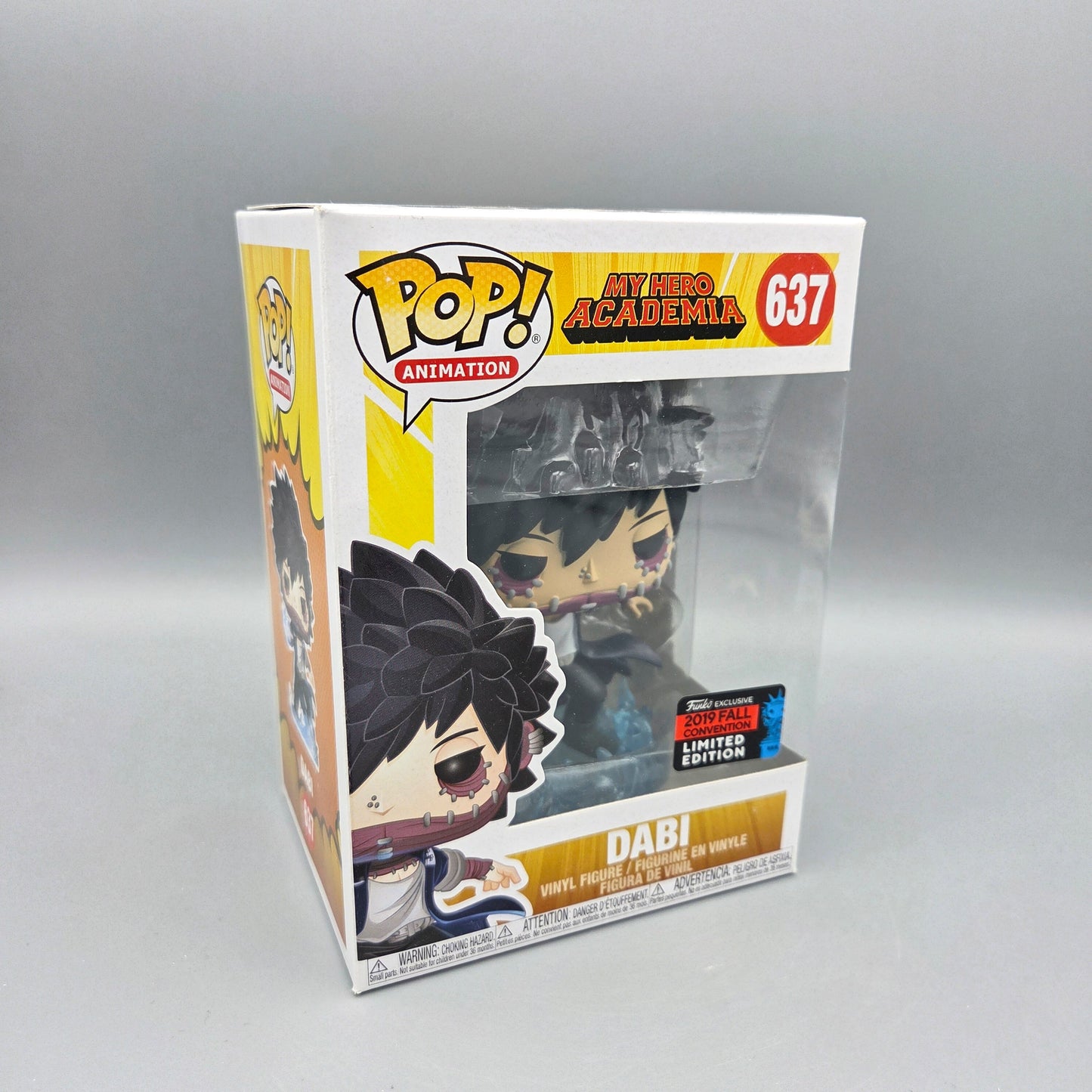 Funko Pop! My Hero Academia	#637 Dabi	2019 Fall Convention	Animation