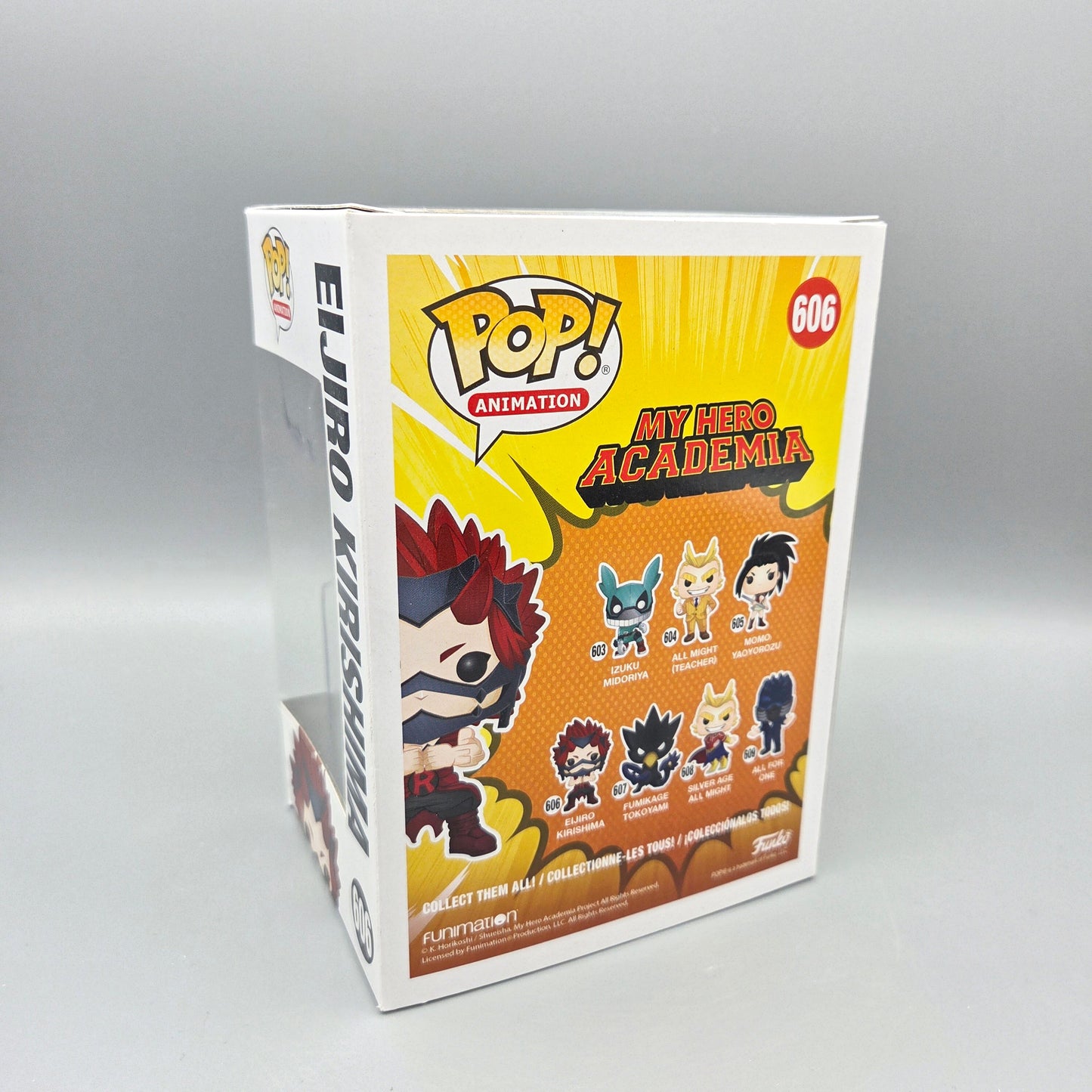 Funko Pop! My Hero Academia	#606 Eijiro Kirishima		Animation	Vinylfigur