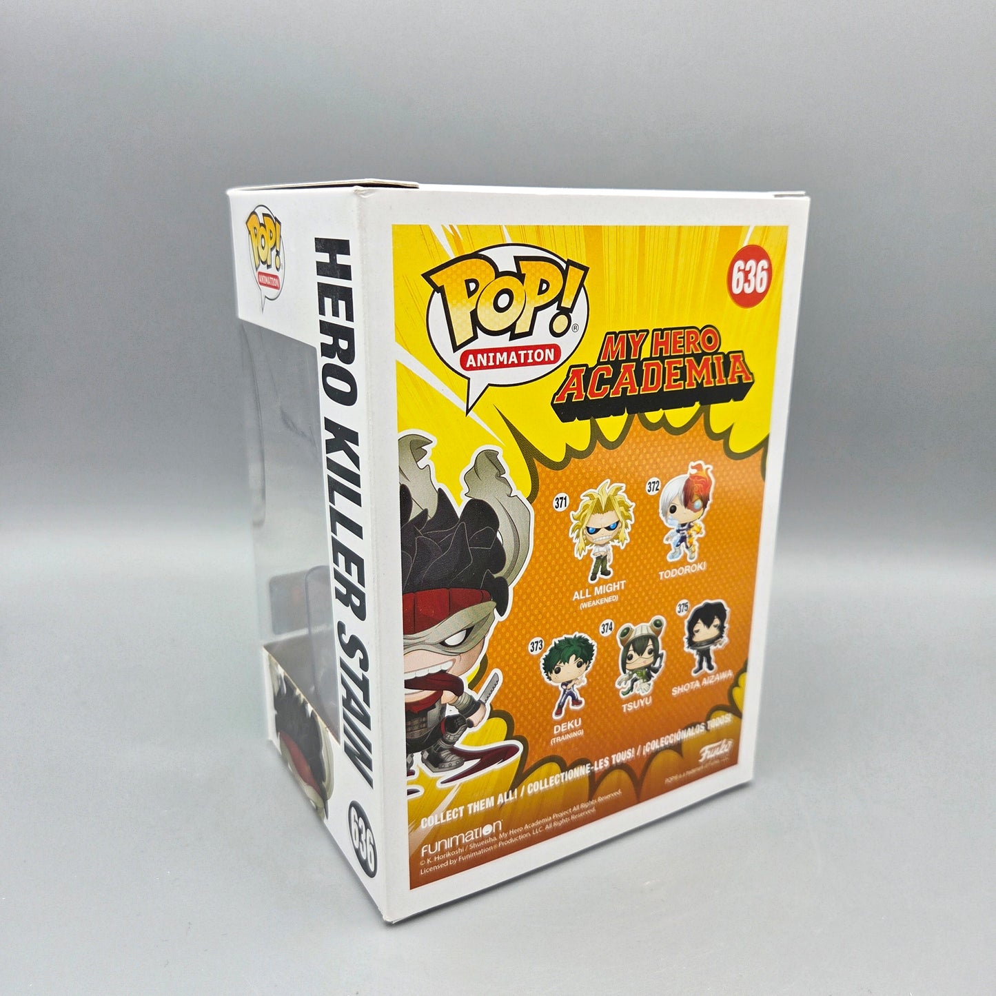 Funko Pop! My Hero Academia	#636 Hero Killer Stain (2019 Fall Convention)	Animation