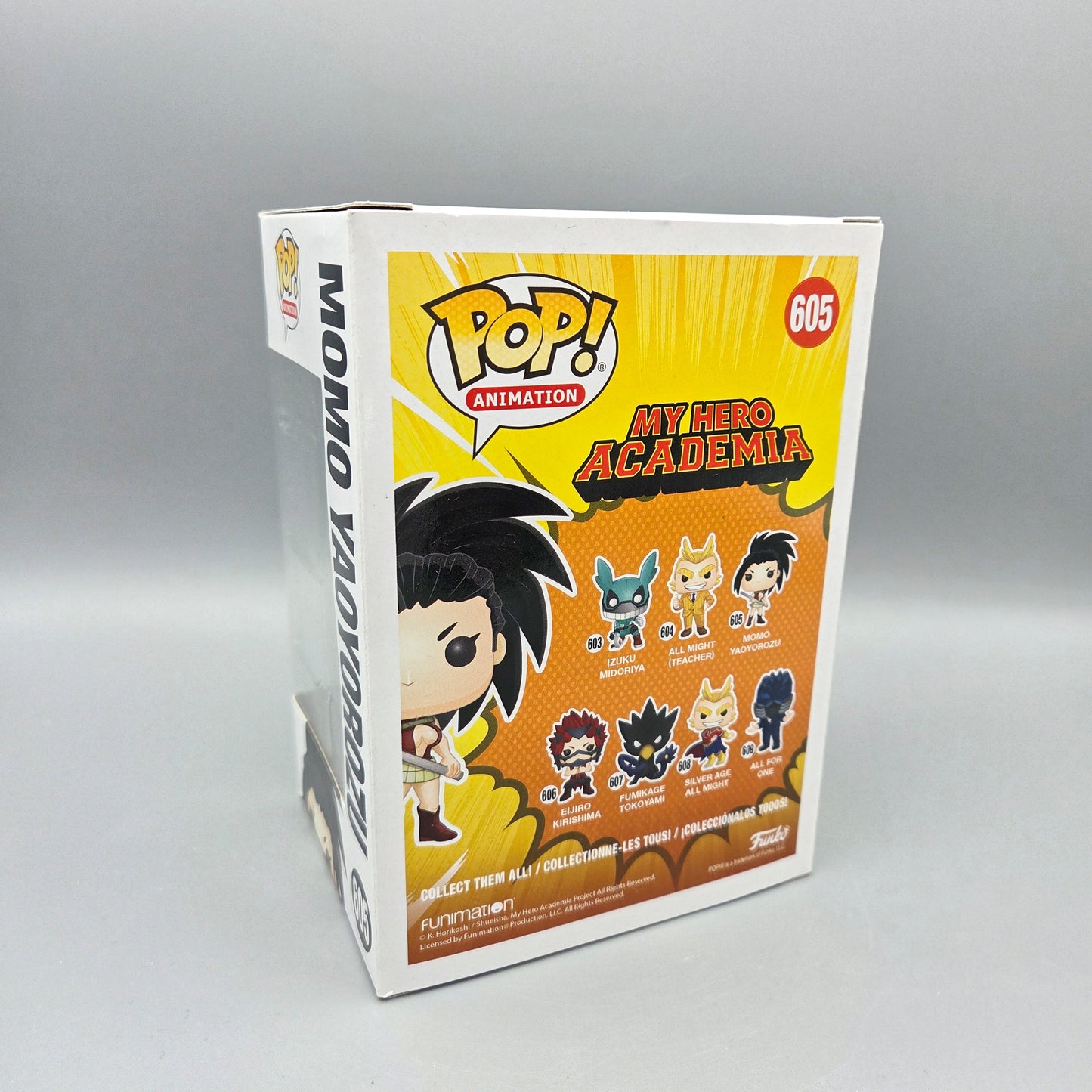 Funko Pop! My Hero Academia	#605 Momo Yaoyorozu		Animation	Vinylfigur