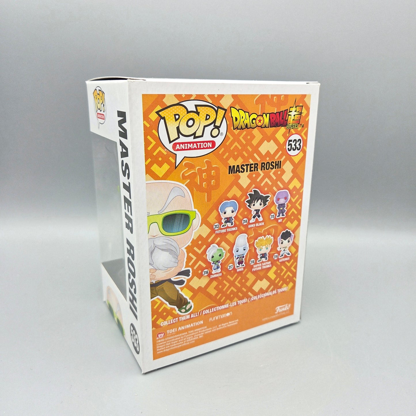 Funko Pop! Dragon Ball Super	#533 Master Roshi		Animation	Vinylfigur