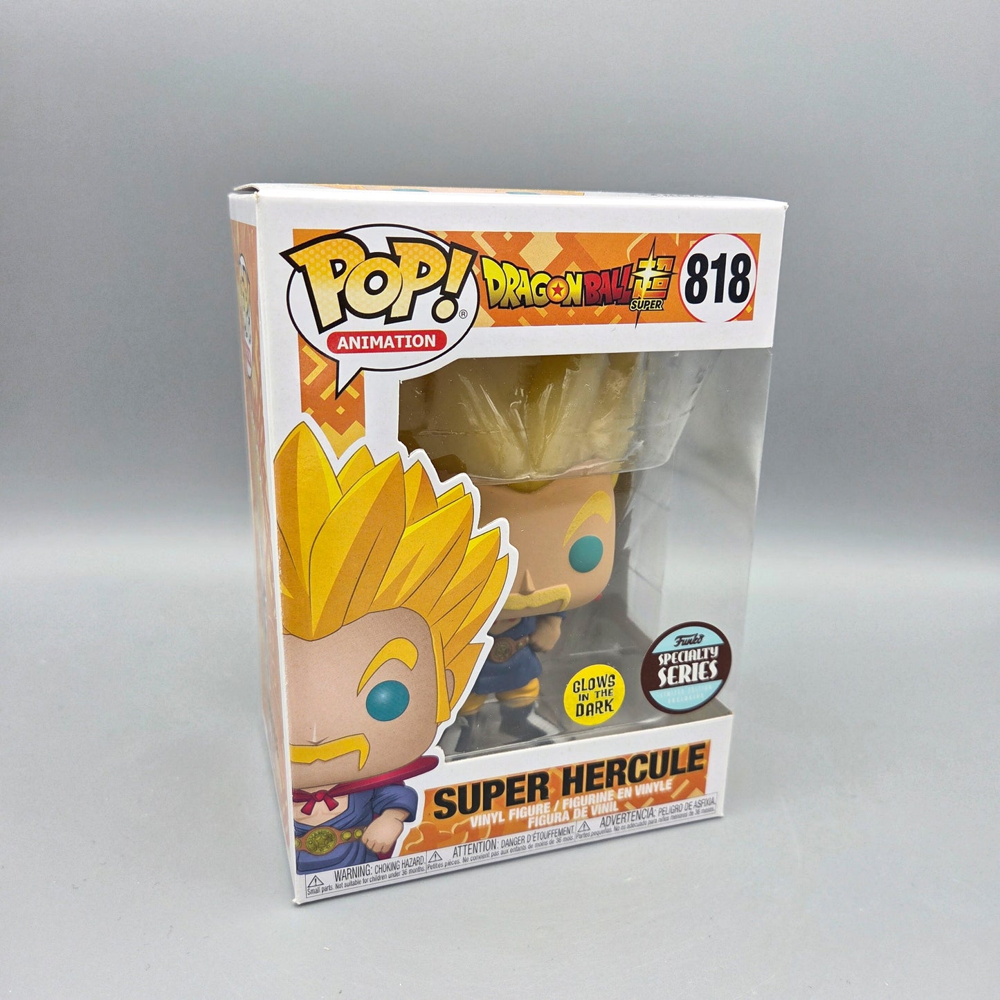 Funko Pop! Dragon Ball Super	#818 Super Hercule (Glows in the Dark)	Animation