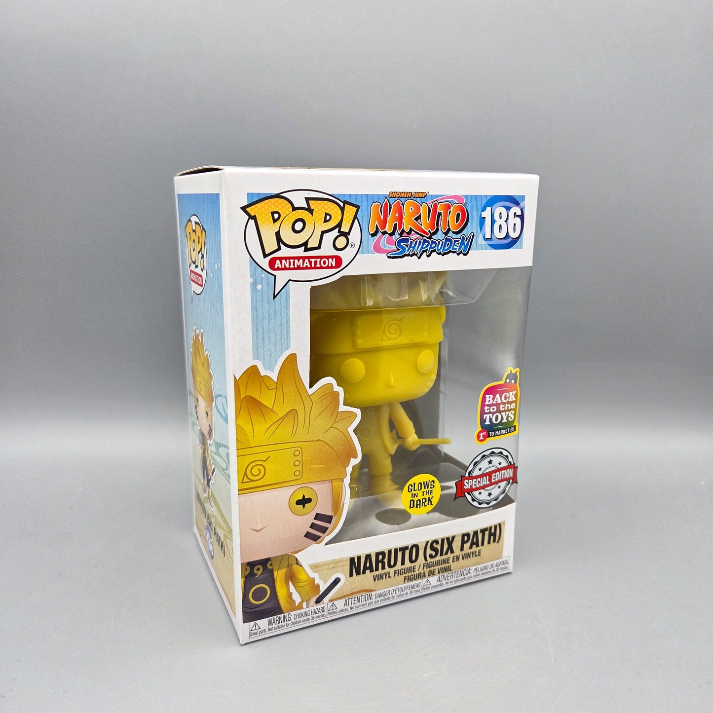Funko Pop! Naruto Shippuden	#186 Naruto (Six Path) - Glows in the Dark	Animation