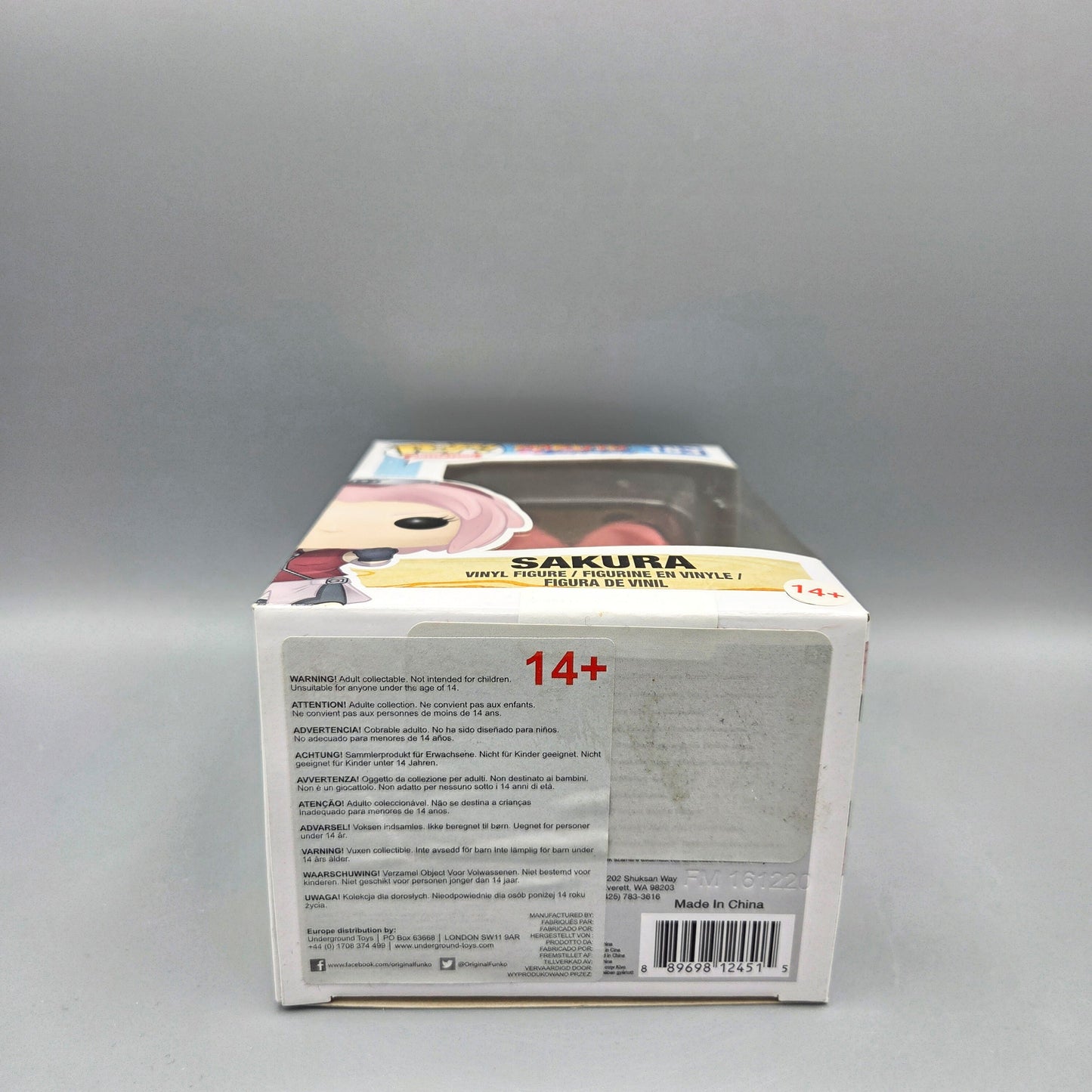 Funko Pop! Naruto Shippuden	#183 Sakura		Animation	Vinylfigur