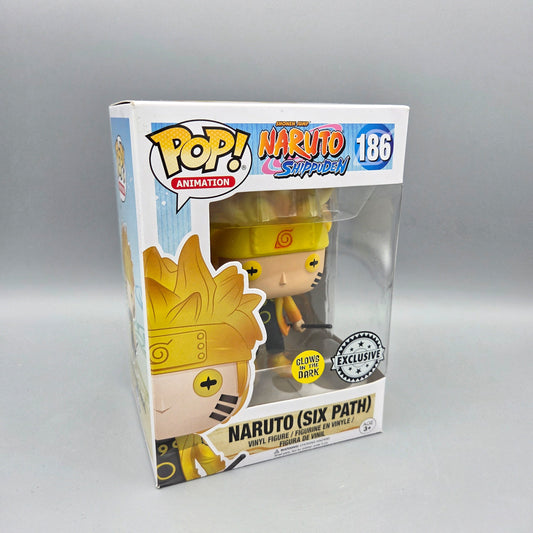 Funko Pop! Naruto Shippuden	#186 Naruto (Six Path)	Exclusive	Animation	Glows
