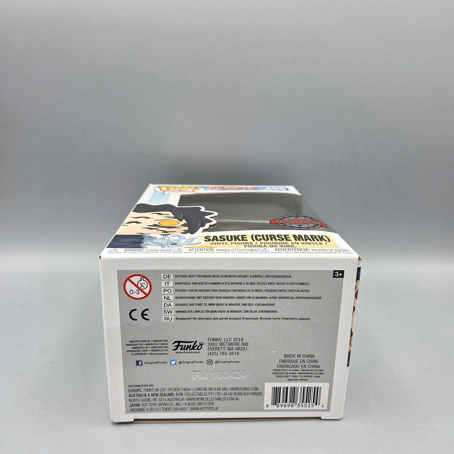 Funko Pop! Naruto Shippuden	#455 Sasuke (Curse Mark) - Special Edition	Animation