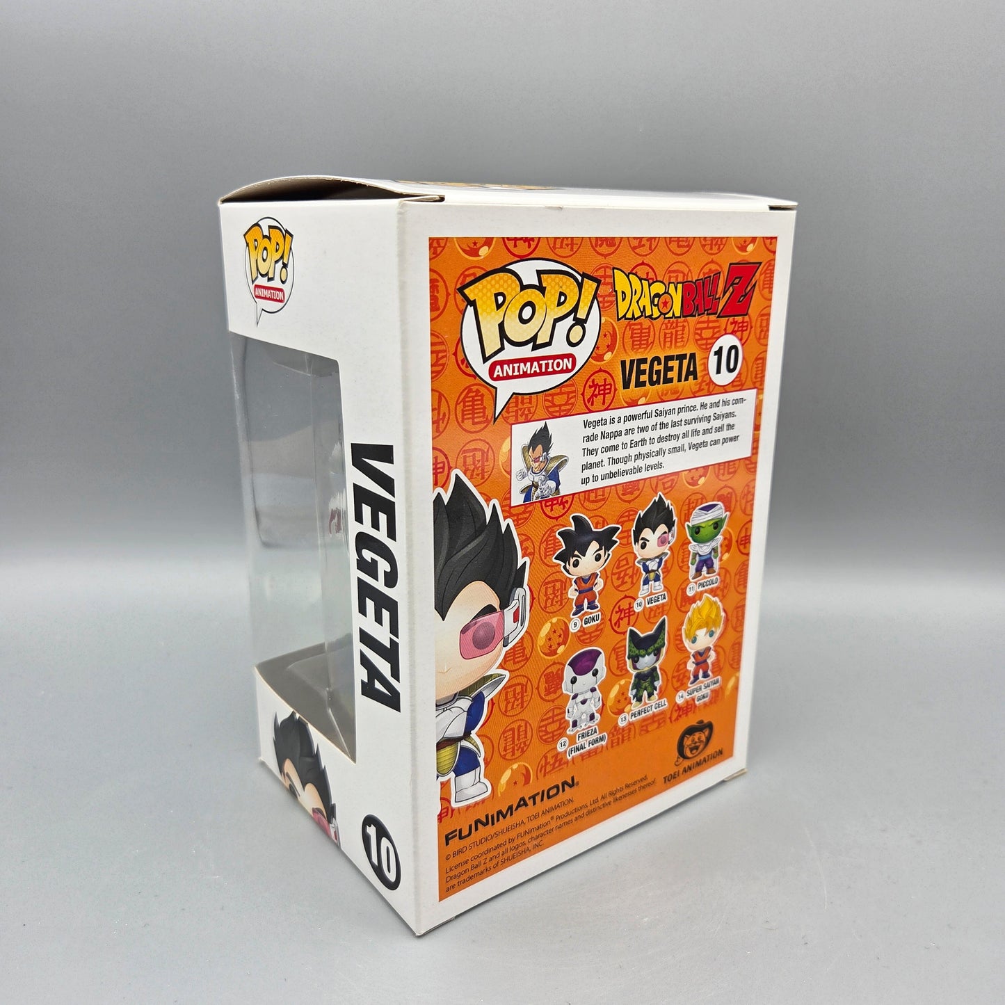 Funko Pop! Dragon Ball Z	#10 Vegeta		Animation	Vinylfigur