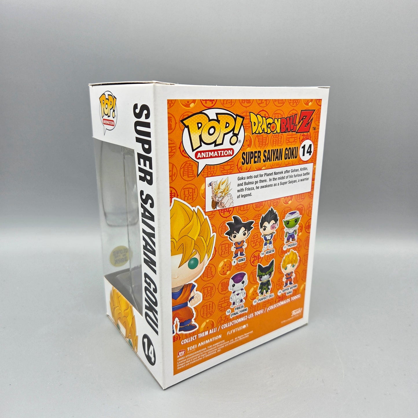 Funko Pop! Dragon Ball Z	#14 Super Saiyan Goku (Glows in the Dark)	Animation