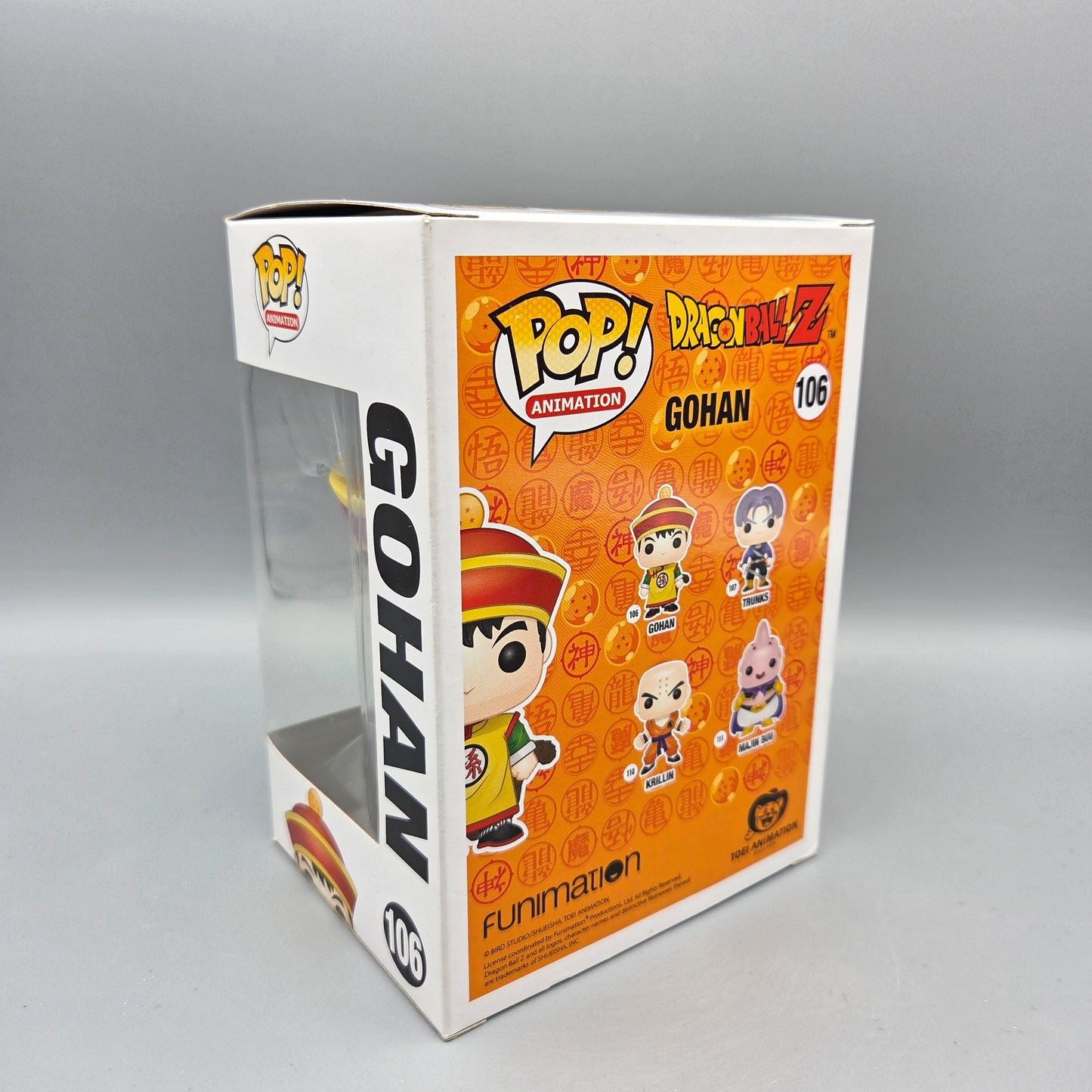 Funko Pop! Dragon Ball Z	#106 Gohan		Animation	Vinylfigur
