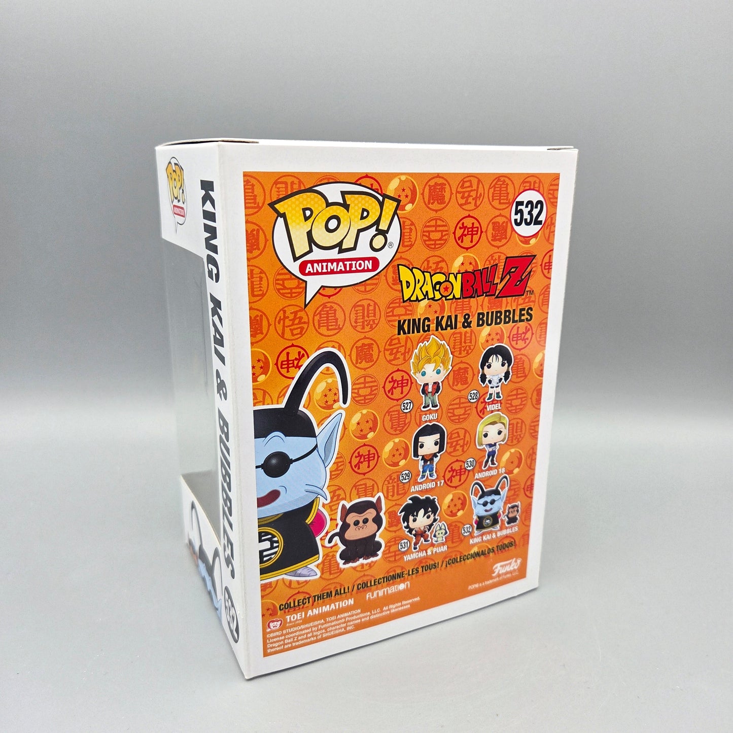 Funko Pop! Dragon Ball Z	#532 King Kai & Bubbles		Animation	Vinylfigur