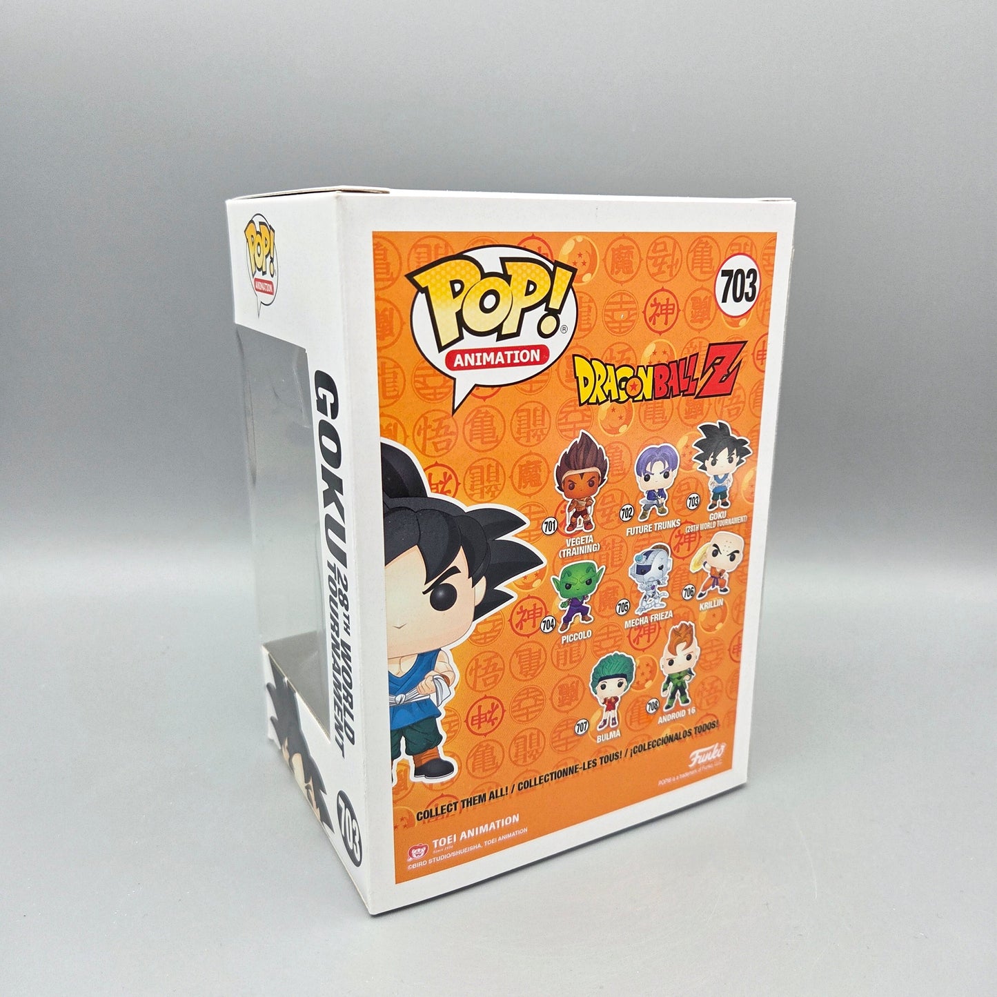 Funko Pop! Dragon Ball Z	#703 Goku 28th World Tournament		Animation	Vinylfigur