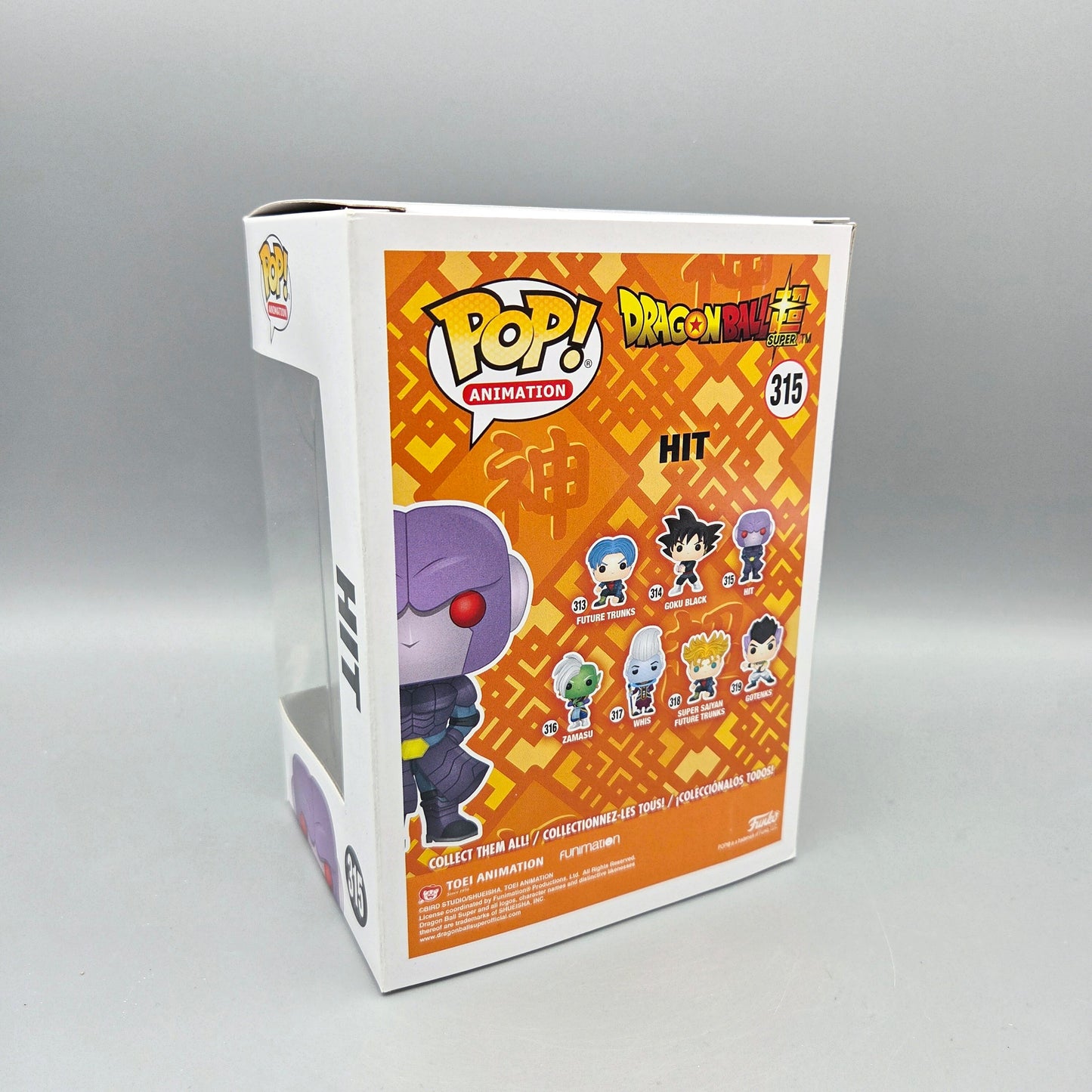Funko Pop! Dragon Ball Super	#315 Hit		Animation	Vinylfigur