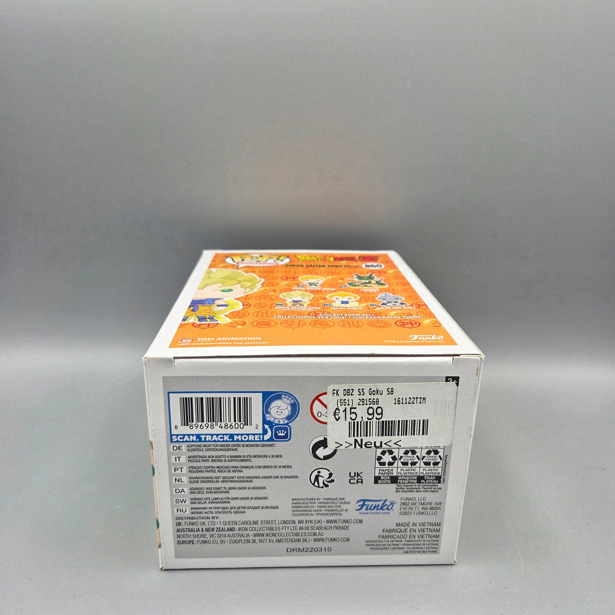 Funko Pop! Dragon Ball Z	#860 Super Saiyan Goku (First Appearance)		Animation	Vinylfigur