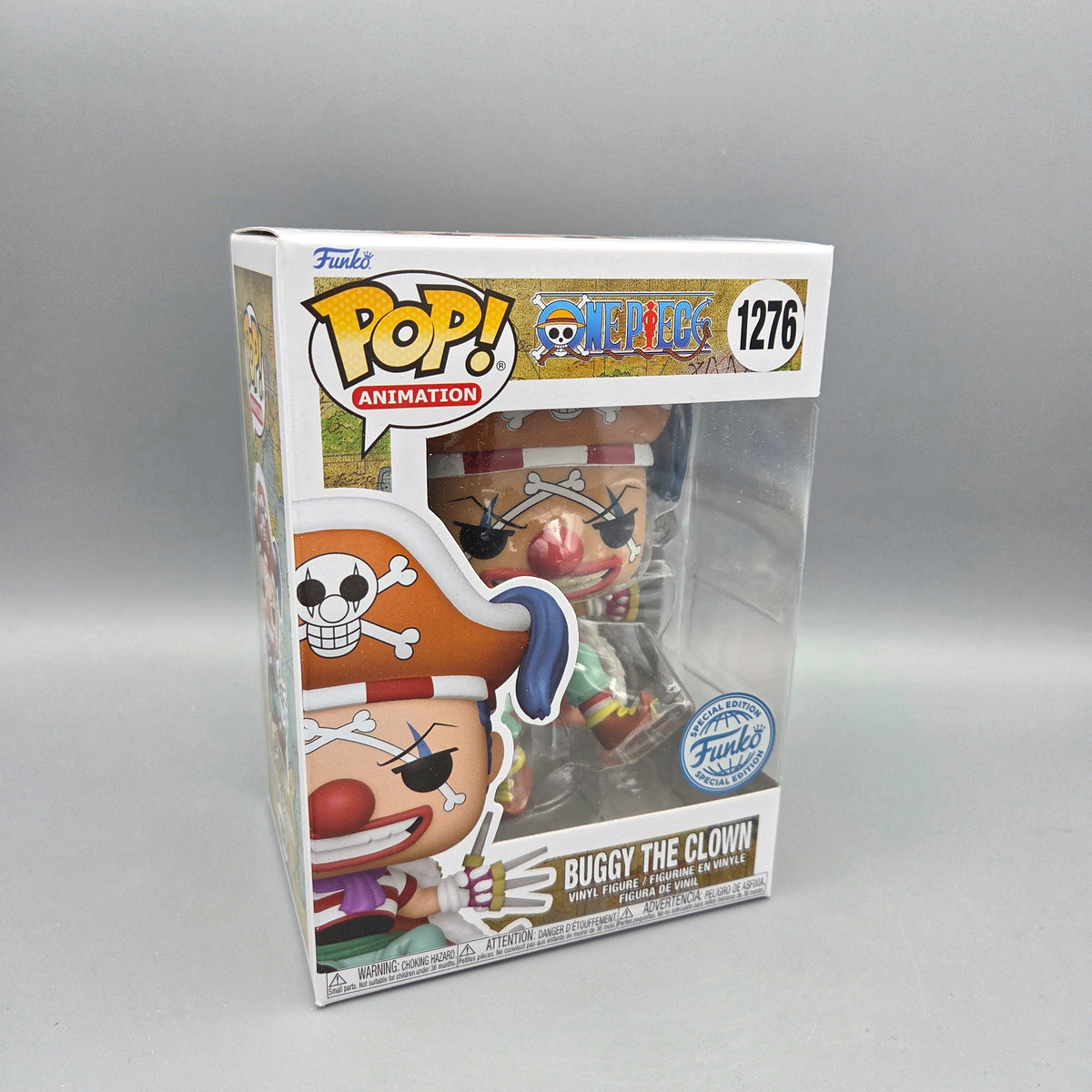 Funko Pop! One Piece	#1276 Buggy the Clown	Special Edition	Animation	Vinylfigur