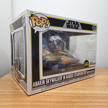 Funko Pop! Star Wars #677 Anakin Skywalker in Naboo Starfighter (with R2-D2)		-	Vinylfigur