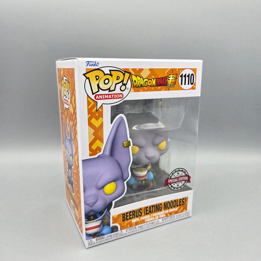 Funko Pop! Dragon Ball Super	#1110 Beerus (Eating Noodles)	Special Edition	Animation