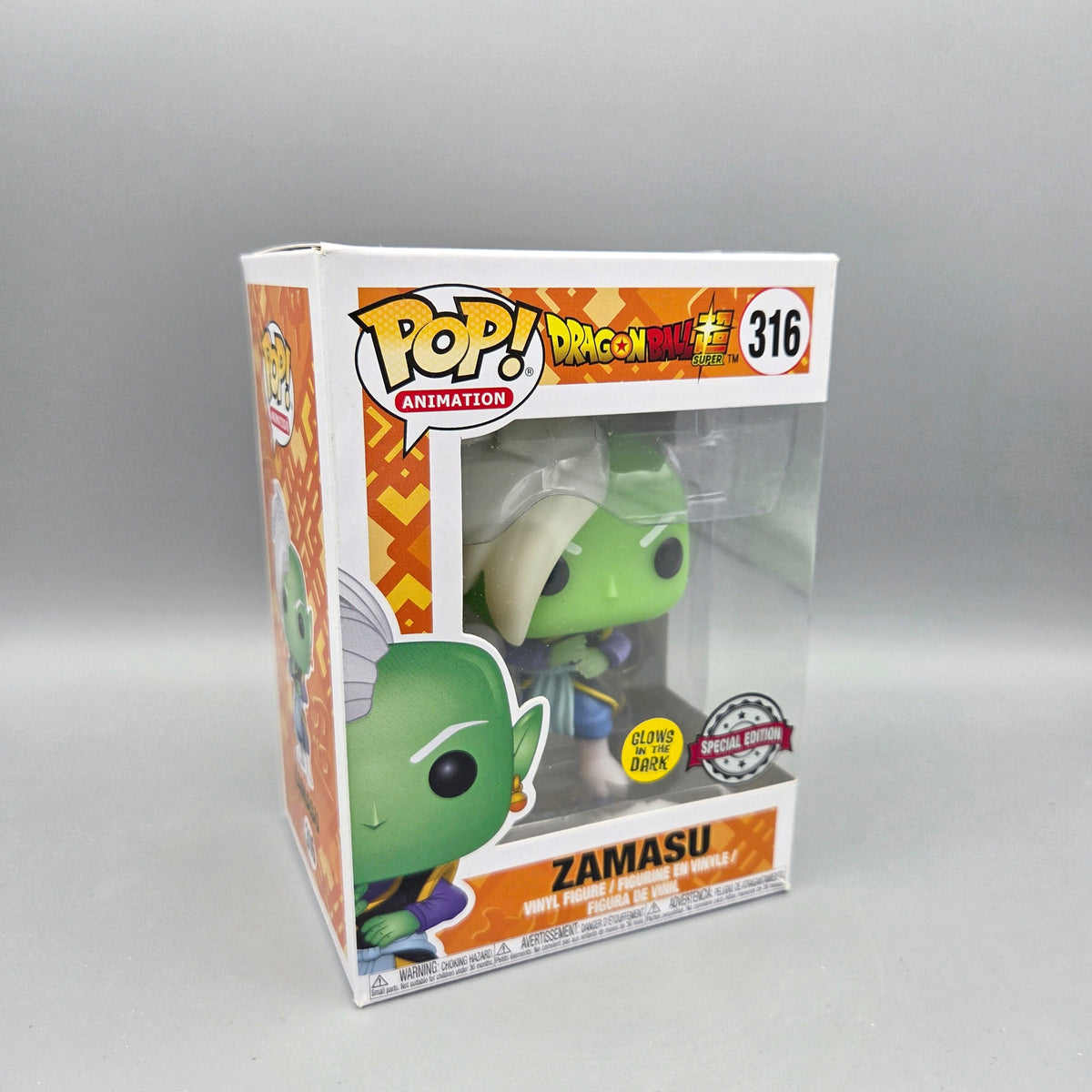 Funko Pop! Dragon Ball Super	#316 Zamasu (Glows in the Dark)	Animation	Vinylfigur
