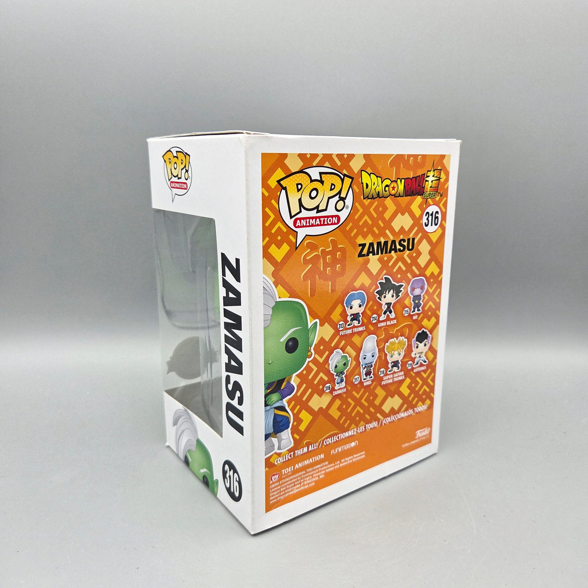 Funko Pop! Dragon Ball Super	#316 Zamasu (Glows in the Dark)	Animation	Vinylfigur