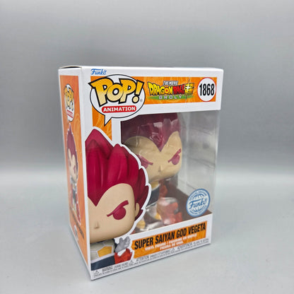 Funko Pop! Dragon Ball Super	#1868 Super Saiyan God Vegeta	Special Edition	Animation	Vinylfigur