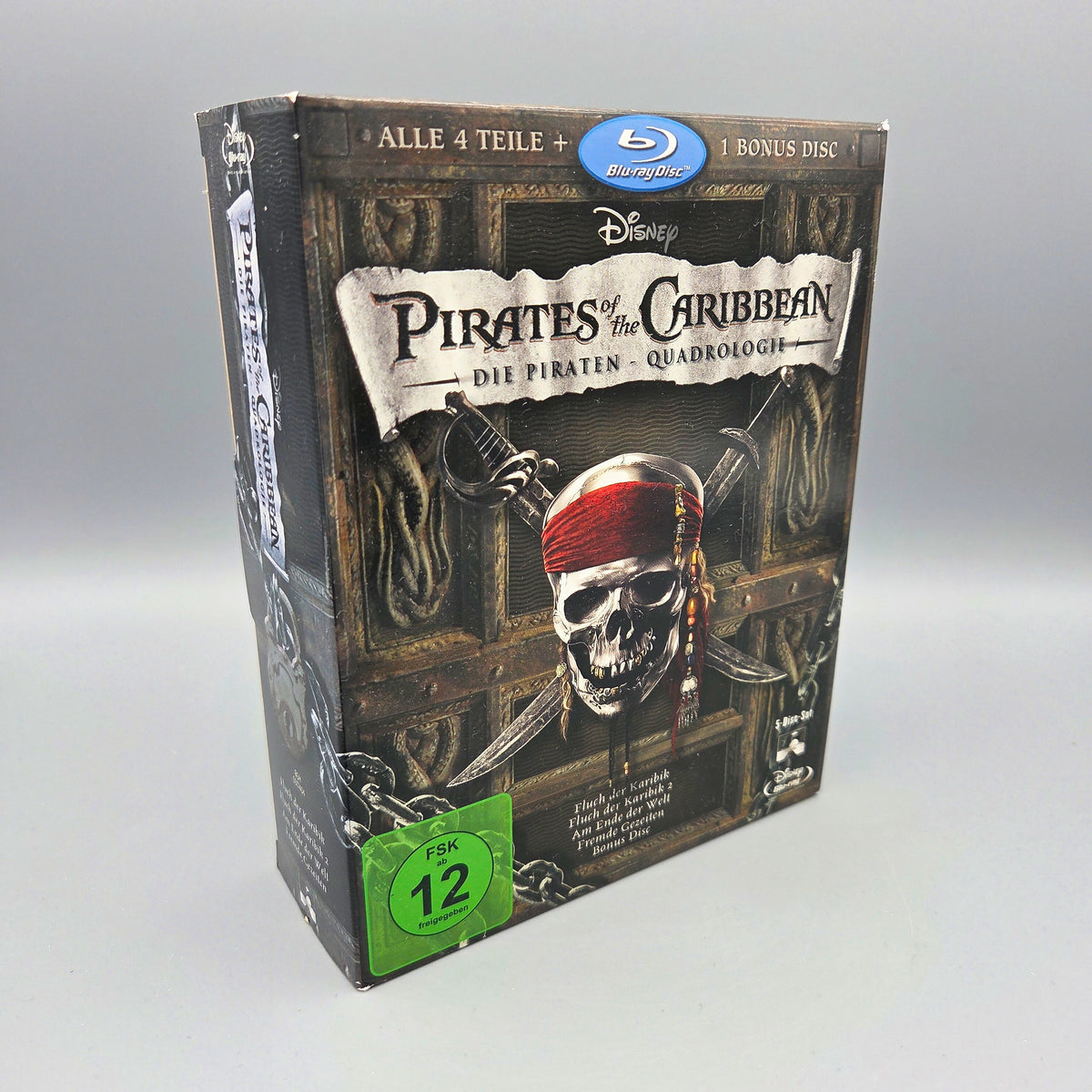Pirates of the Caribbean - Die Piraten Quadrologie		Blu-Ray