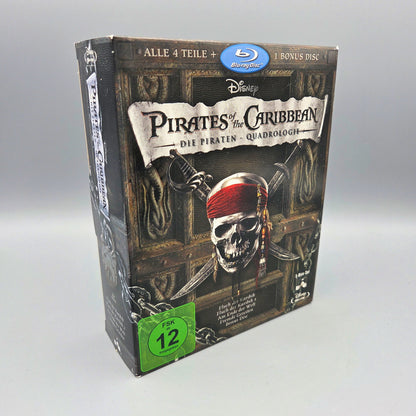 Pirates of the Caribbean - Die Piraten Quadrologie		Blu-Ray