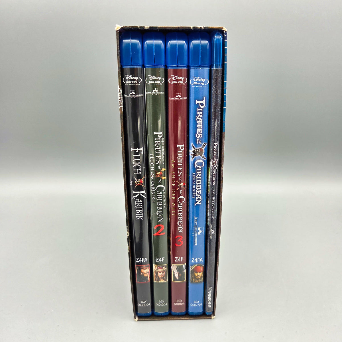 Pirates of the Caribbean - Die Piraten Quadrologie		Blu-Ray